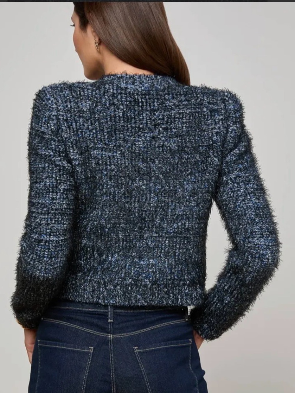 L'Agence Una Navy Multi Cardigan - Picture 3 of 10